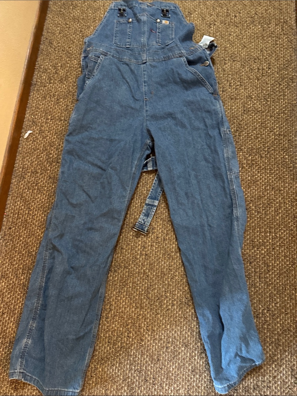 Carhartt women’s Classic Blue Denim Overalls - Casual Workwear